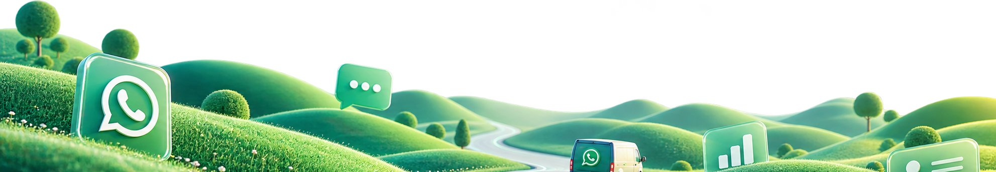Foreground Rolling Hills Landscape Overlay
